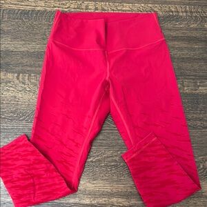 lululemon athletica Bright Red High-Rise Leggings